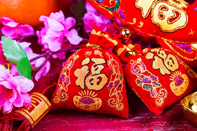 Premium Photo | Chinese new year festival decorations