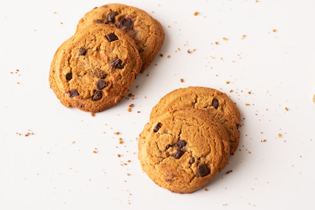 Premium Photo | Chocolate chip cookies