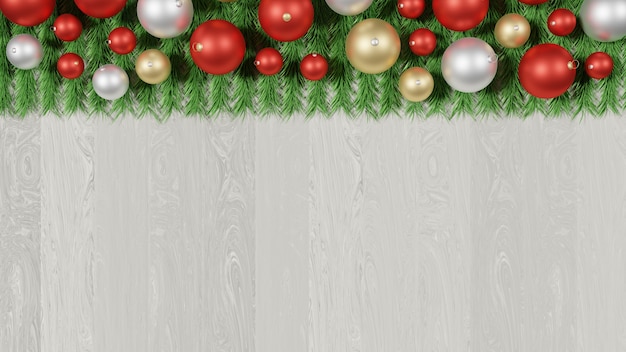 Premium Photo | Christmas background. glossy red, gold and silver ...