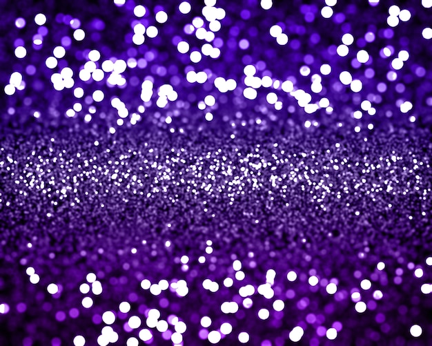 Christmas background with purple glitter and bokeh lights Photo | Free ...