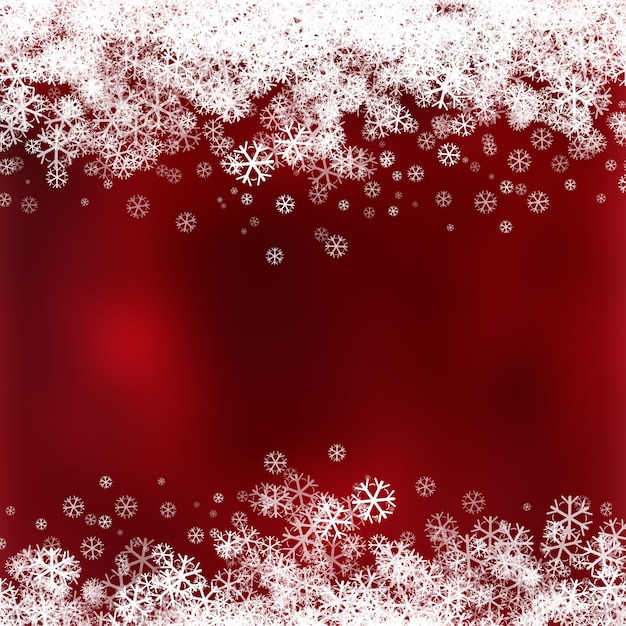 Free Photo | Christmas background with snowflake design