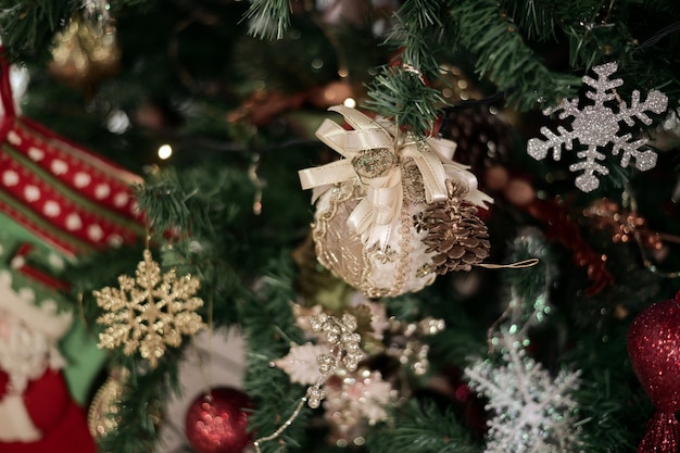 Premium Photo | Christmas holidays display in cafe shop