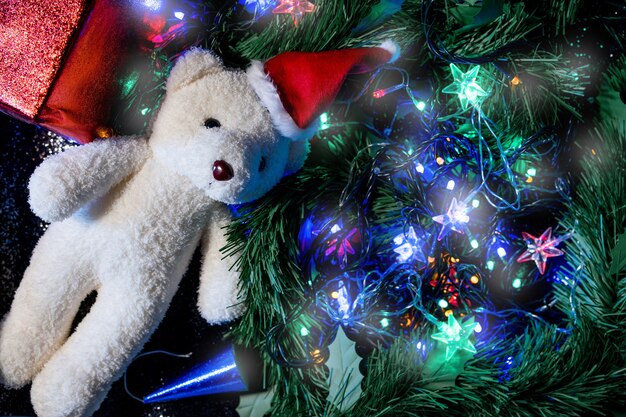 teddy bear christmas lights