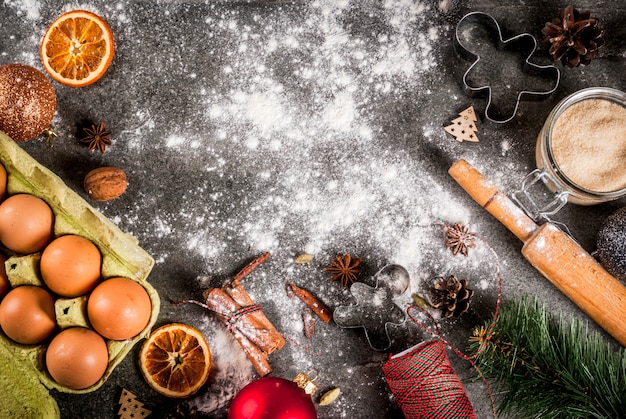 Christmas New Year Holiday Cooking Ingredients Spices Dried