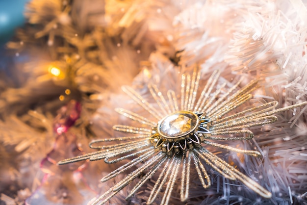 Christmas ornament on a tree | Free Photo