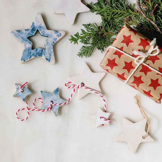 Download Christmas Stars And Gifts Premium Photo Yellowimages Mockups