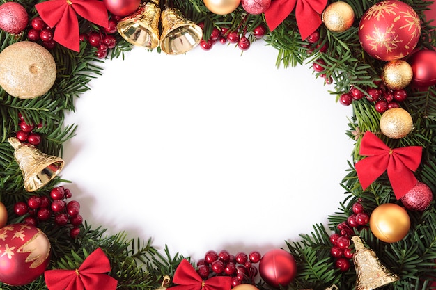 Christmas wreath border Photo | Free Download