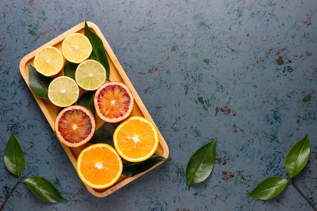 柑橘系の果物の背景 無料の写真