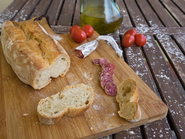 Premium Photo | The classic catalan dish called &amp;quot;pan con tomate&amp;quot; with ...