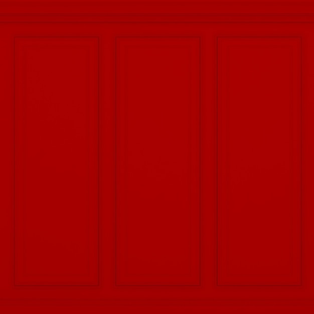 Premium Photo Classic Red Wall 3d Render