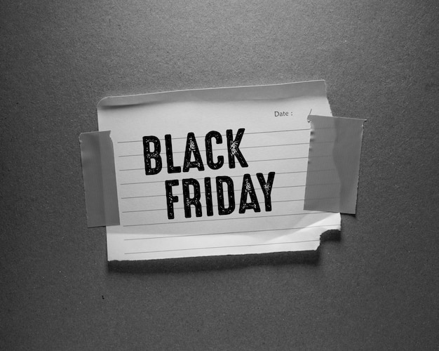 Premium Photo | Close up of black friday word , business concept idea