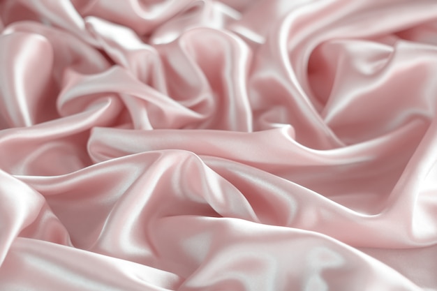 Premium Photo Close Up Blurred Pink Silk Texture 