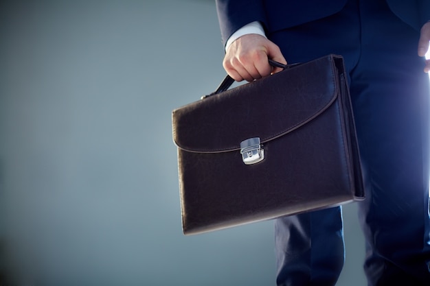 Free Photo | Close-up of a briefcase