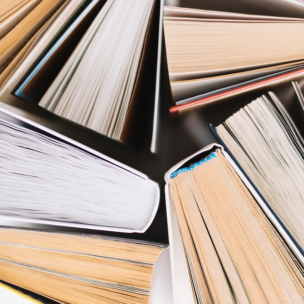 Close-up collection of books Free Photo Close-up collection of books Free Photo