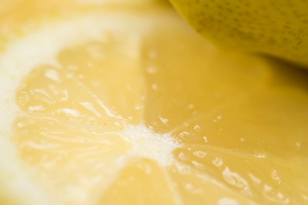 Free Photo | Close-up delicious pulp of lemon