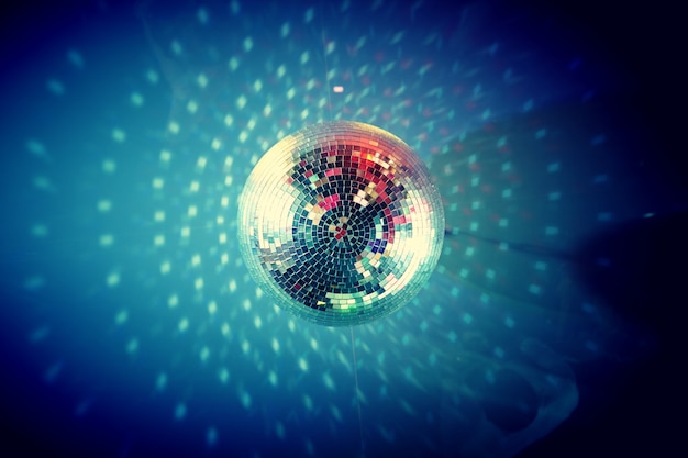 Close Up Of Disco Ball On The Ceiling Photo Free Download