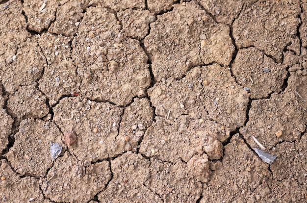 Premium Photo | Close up dry soil