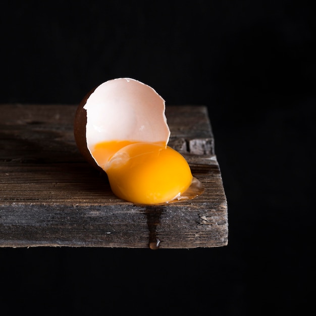 Free Photo | Close-up egg yolk