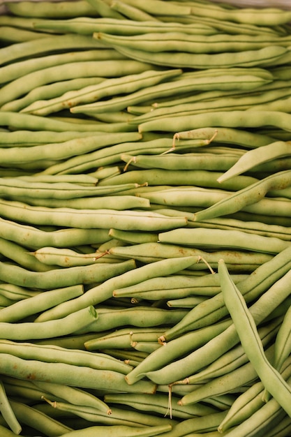 Free Photo | Close-up of french green beans
