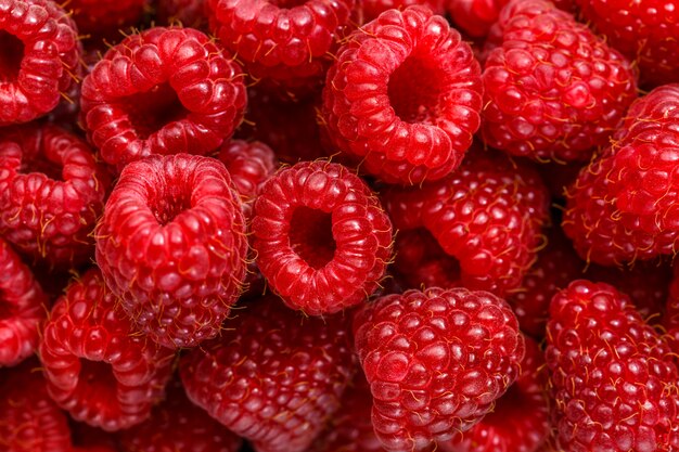 Premium Photo | Close up of fresh raspberry