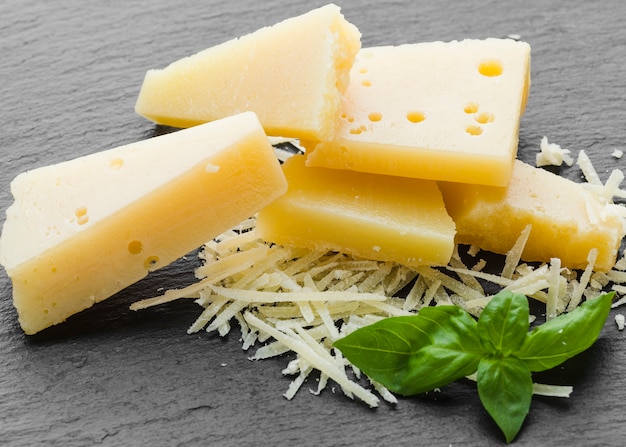 Free Photo | Close-up Grated Parmesan