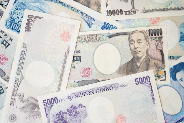 Premium Photo Close Up Japanese Yen Bills