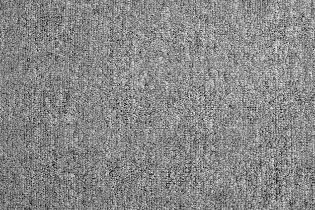 上からモノクログレーカーペットのテクスチャの背景のクローズアップ プレミアム写真