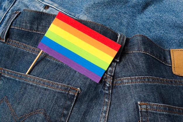 rainbow colored jeans