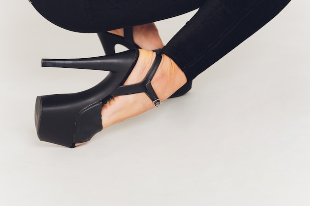 close up heels