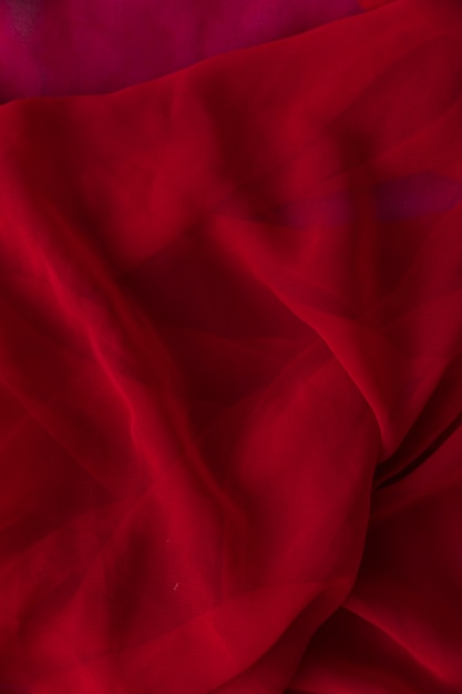 Close-up of smooth red fabric | Free Photo