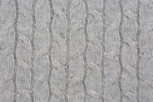 Premium Photo | Close-up texture of a knitted fabric of a factory-made