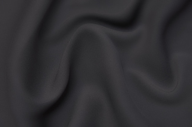 Premium Photo | Close-up texture of natural gray fabric or cloth in ...