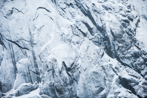 Premium Photo Close Up Texture Snow Mountain