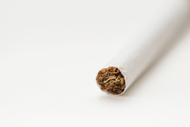 Free Photo | Close-up of the tobacco inside a cigarette