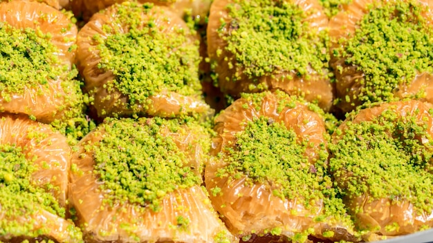 Premium Photo | Close up of traditional cyprus food, sweet pistachio ...