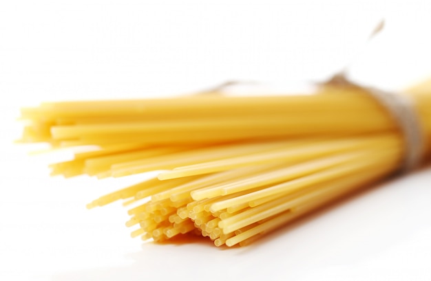 Free Photo | Close up of uncooked spaghetti