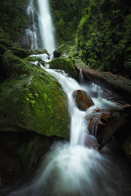 Close Up View Waterfall In Dee