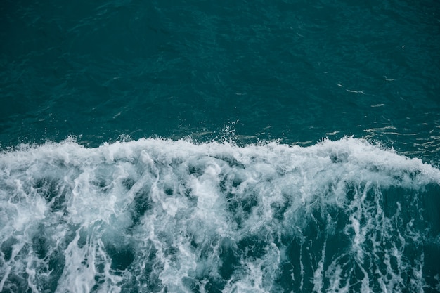 Premium Photo Close View Of Rough Sea Beautiful Blue Ocean Water And Waves