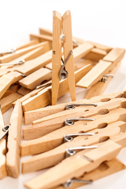 Free Photo | Closeup Image Of Eco Clothespins