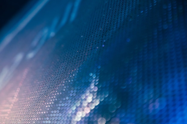 Closeup led blurred screen. led soft focus background. abstract background Premium Photo