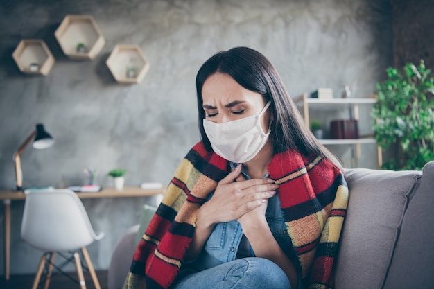 Premium Photo | Closeup portrait of her she nice attractive sick ...