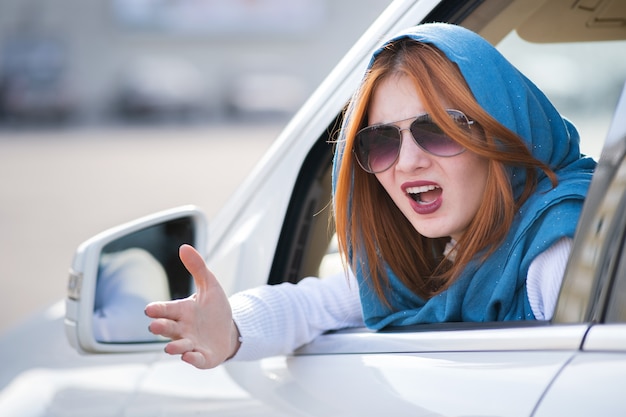 Closeup Portrait Of Pissed Off Displeased Angry Aggressive Woman