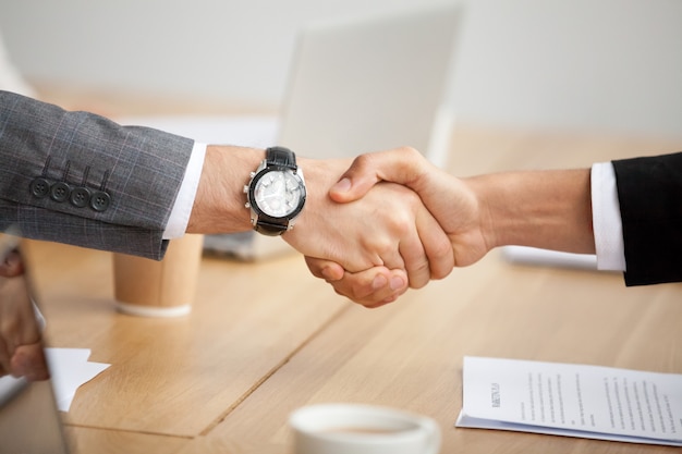 handshake in business setting