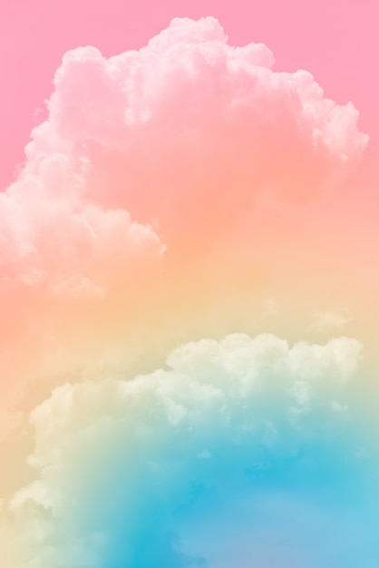 Premium Photo | Cloud background with a pastel colour