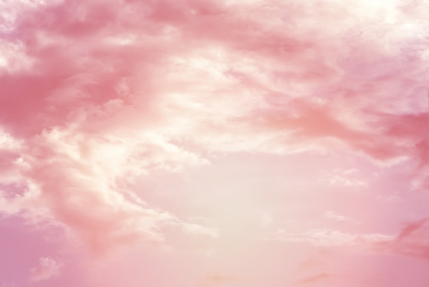 Premium Photo Cloud Background With A Pink Pastel Color