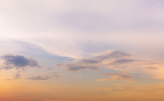 Premium Photo Clouds And Golden Evening Sky