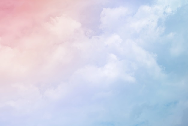 Clouds with a pastel colors | Premium Photo