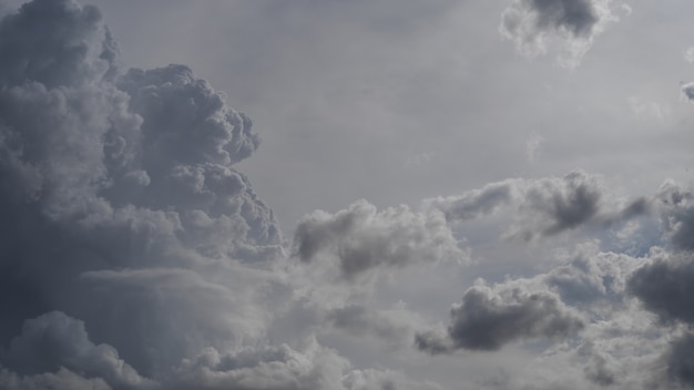 曇り空 灰色の雲 灰色の空 Cloudscape プレミアム写真