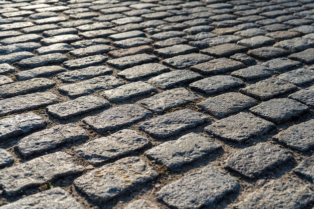 Premium Photo | Cobblestone road