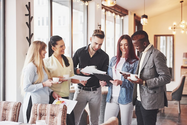 Premium Photo | Coffee break business cafe celebration event party ...